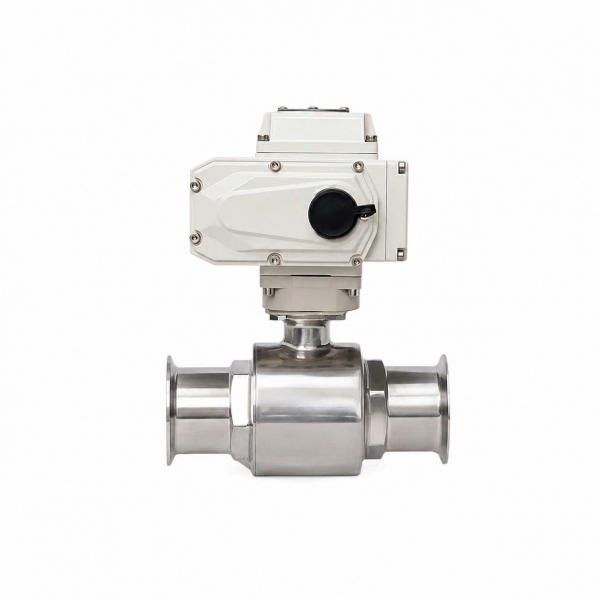 Van bi điều khiển điện inox vi sinh