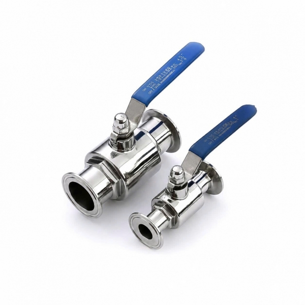 Van bi vi sinh clamp tay gạt