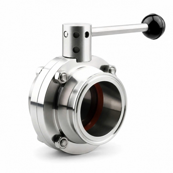 Van bướm vi sinh tay rút clamp Inox 304 – Inox 316