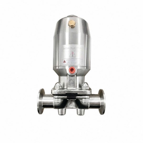 Van màng inox vi sinh điều khiển khí nén