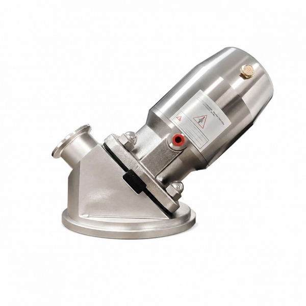Van màng xả đáy điều khiển khí nén Inox 316L