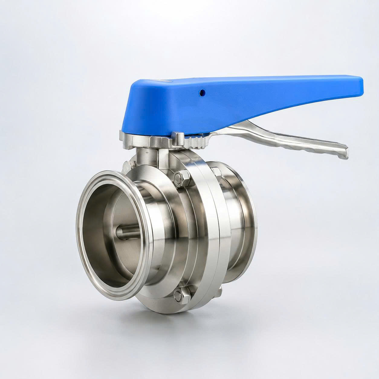 Van bướm vi sinh tay kẹp inox SUS304 SUS316