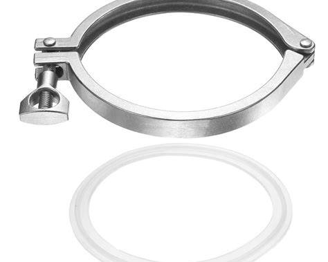 Cùm kẹp clamp coupling inox vi sinh cho đường ống