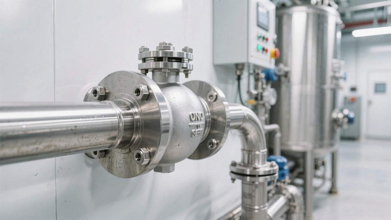 Ứng dụng van một chiều inox vi sinh trong dây chuyền thực phẩm
