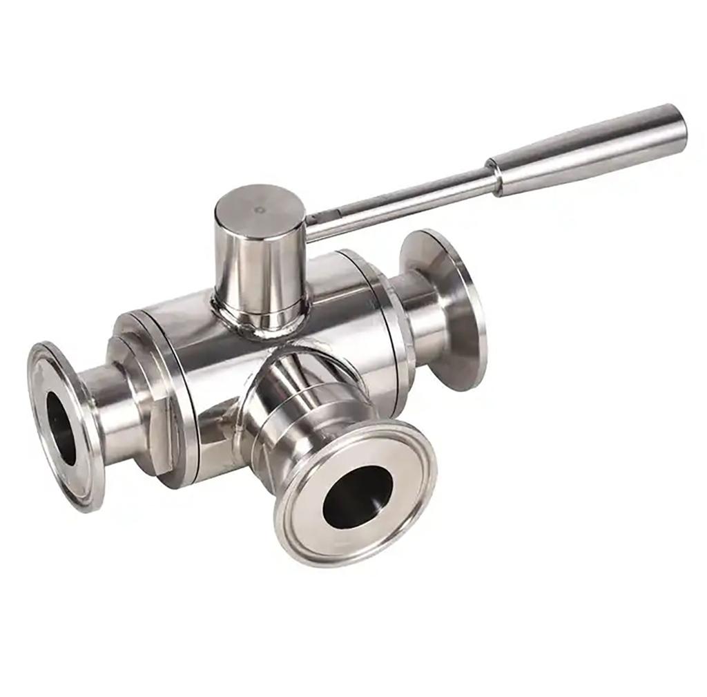 Van bi 3 ngã inox vi sinh 304 316L