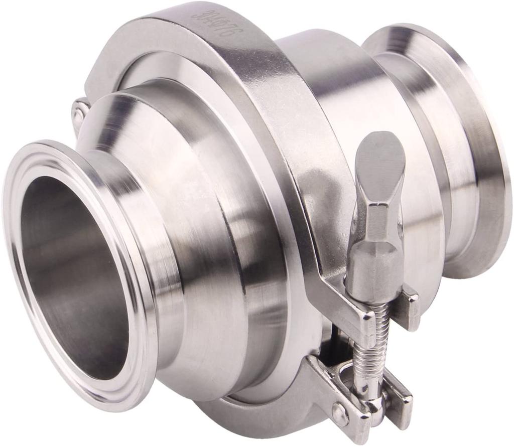 Van một chiều inox vi sinh kết nối clamp