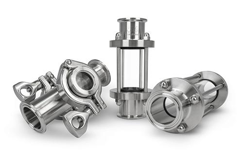 Các loại van kính thủy inox vi sinh nối ren và mặt bích