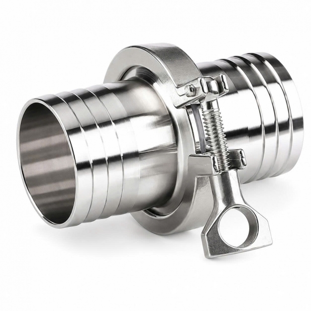 Bộ clamp đuôi chuột inox vi sinh