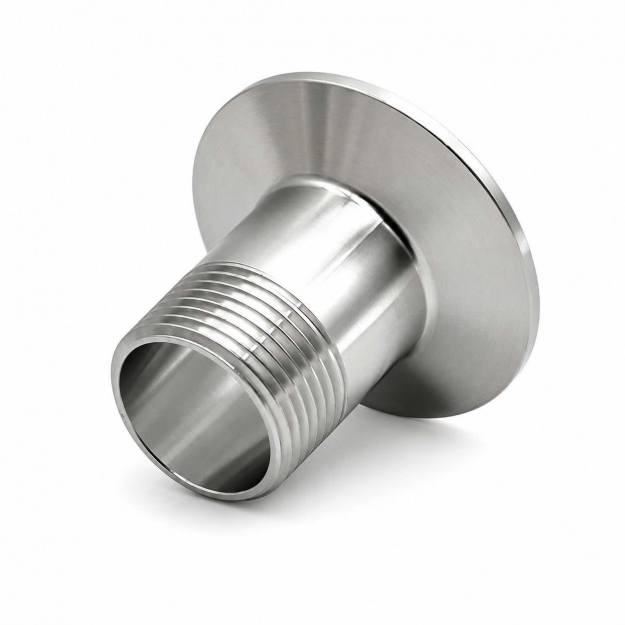 Mặt clamp ren ngoài inox vi sinh