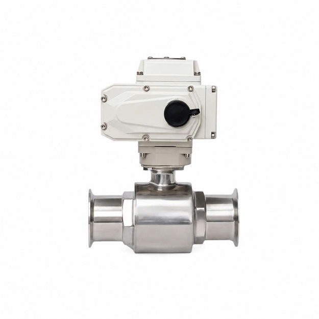 Van bi điều khiển điện inox vi sinh