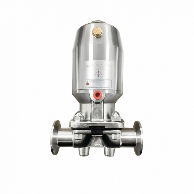 Van màng inox vi sinh điều khiển khí nén